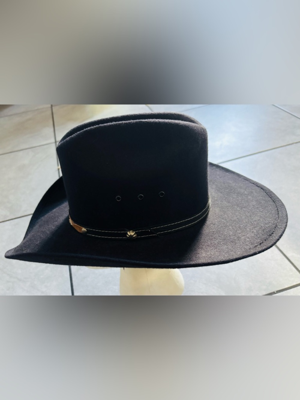 Western Express Black Felt Cowboy Hat